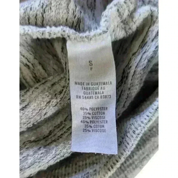 Aerie Women's Long Sleeve Crew Neck Top, Sweatshirt Light Gray, Size Small - Picture 7 of 7